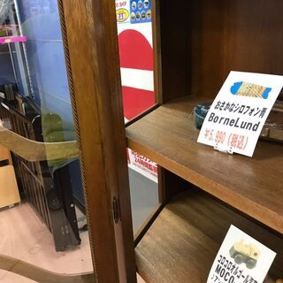 【愛品館八千代店】キュリオケース　アーチトップ　鍵付 の画像