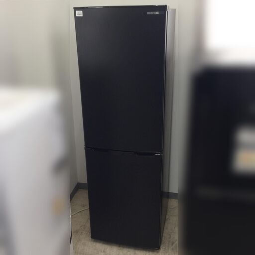 J613 6か月保証付き！ アイリスオーヤマ ノンフロン 2ドア冷凍冷蔵庫 IRSE-16A-B 162L ホワイト 2020年製 クリーニング 動作確認済み