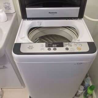 完動品 Panasonic パナソニック 5.0キロ 全自動洗濯...