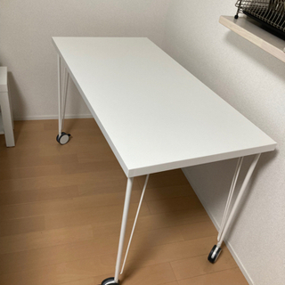 IKEA テーブル　キャスター付　LINNMON KRILLE