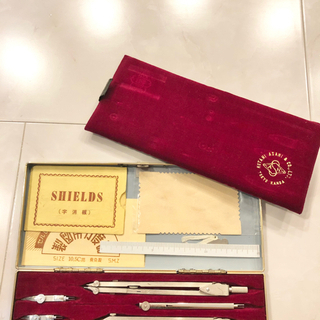 【ネット決済・配送】レア　レトロ　コンパスセット　D TYPE drawing instruments  Kotani Asahi & Co., Ltd. Tokyo Kanda　ヴィンテージ　希少　アンティーク　ビンテージ Vintage retro antique rare の画像