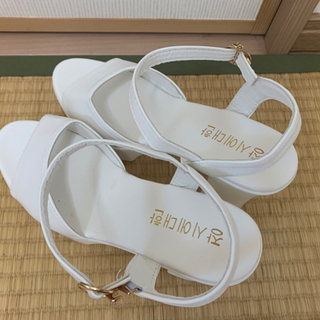 ☆ サンダル 高さ10センチ サイズ24.5センチ 美品 自宅保...