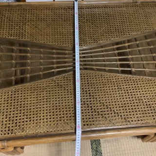 ラタンテーブル　籐家具の画像