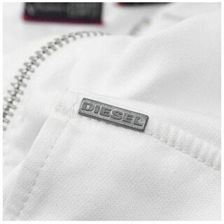 新品　未使用　そのほかも色々激安にて、出品してます！！■DIESEL ディーゼル メンズ■薄手 ジップアップ スウェットデニム ジョグジーンズ パーカー フーデッドジャケット【J-DAN-NE】【サイズXL】【ホワイト】die-m-o-b4-668 《メーカー希望小売価格52,800円》の画像