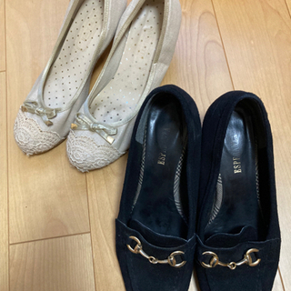 パンプス2足 0円