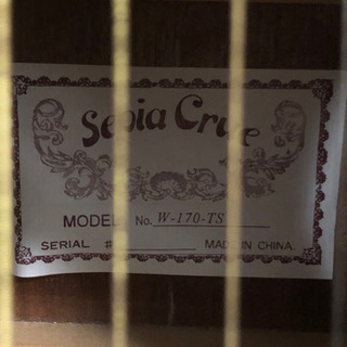 Sepia Crue アコースティックギターW-170-TSの画像