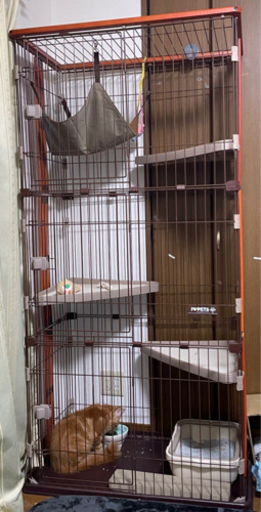 猫用　3段ケージ