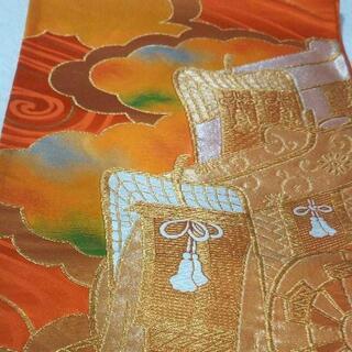 👘 昭和のお振袖用 正絹 袋帯 ★ 成人式 十三参りの画像