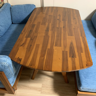 半額】unico SWELLA(スウェラ) ダイニングテーブル W1400＋SWELLA