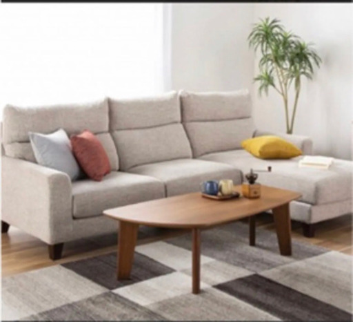 【美品】シェーズロングソファー左カウチ　ハイタイプ　Ｆｏａｍ０4 Foam04