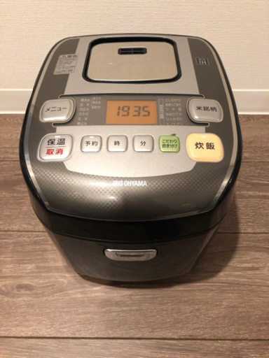 アイリスオーヤマ圧力IH炊飯器　1500円