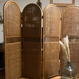 藤のパーテーション　ラタン