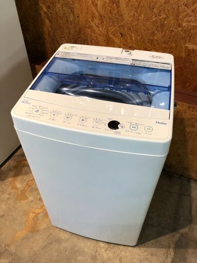 【動作保証60日間あり】Haier 2018年 JW-C45CK 4.5kg 洗濯機【管理KRS373】