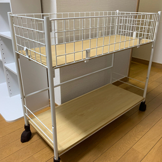 キャスター付きラック 美品の画像