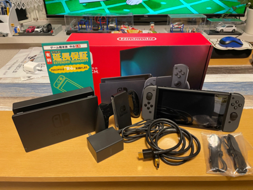 ニンテンドーswitch グレー　メーカー保証残有