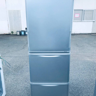 ③✨2018年製✨‼️350L‼️227番 シャープ✨ノンフロン冷凍冷蔵庫✨SJ-W351D-S‼️