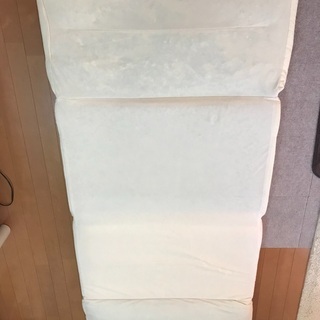 ソファーベット(アイボリー)Ｗ90の画像