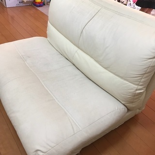 ソファーベット(アイボリー)Ｗ90の画像