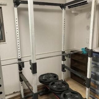パワーラックセット 100キロ ベンチ シャフト