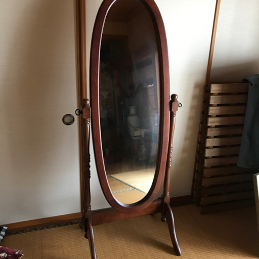 木製　鏡