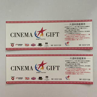 スターシアターズ映画鑑賞券2枚