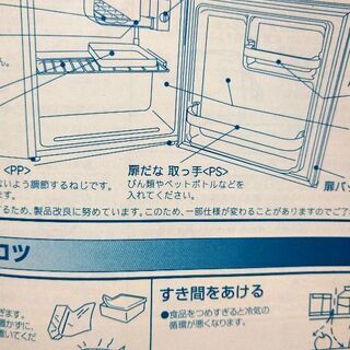 1ドア冷蔵庫の画像