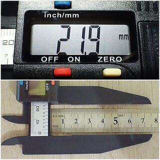 デジタルノギス　ロングジョウ　電池付　測定範囲0～20cm　クワガタやカブトムシ等の昆虫測定用にの画像