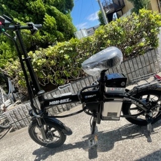折りたたみ　アクセル付き電動自転車
