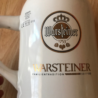 ヴァルシュタイナー　ビールジョッキ！