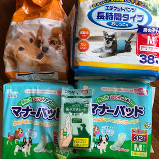 中型犬用　おむつ、エチケットパンツなど
