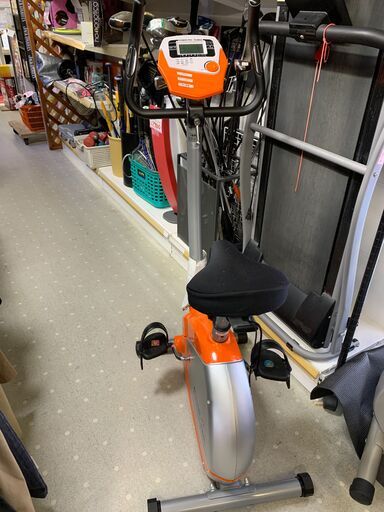 ◎アルインコ　プログラムバイク　AFB6112　オレンジ　取説・電源ケーブル付き　動作OK！◎