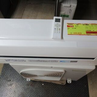 K02434　東芝　中古エアコン　主に6畳用 冷 2.2KW ／ 暖 2.2KW