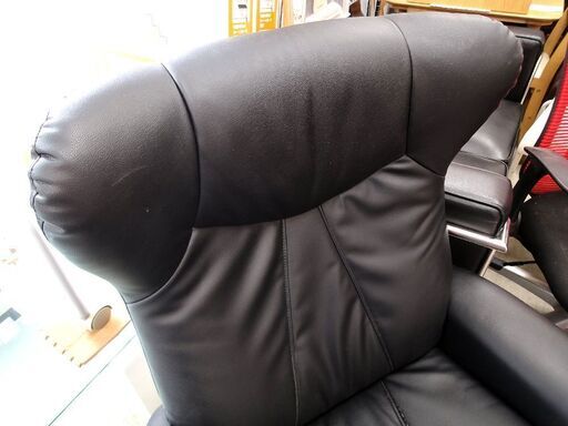 パーソナルチェア オットマン付き ニトリ 一人掛け ソファ ブラック