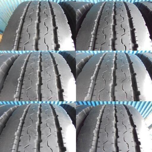 ブリヂストン DURAVIS R205 205/85R16 117/115L LT　6本 7～8分溝2本と7分溝4本