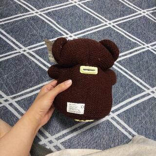 Mr.ビーンのクマのぬいぐるみ（貯金箱）の画像
