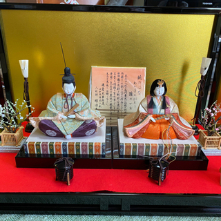 木目込みのお雛様一式
