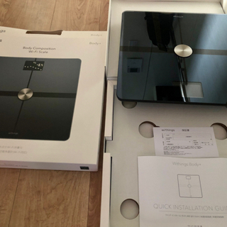Withings Body + ブラック Wi-Fi/Bluetooth対応の画像