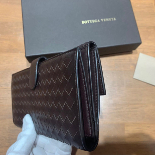 BOTTEGA VENETA イントレチャート ラムスキン ボッテガヴェネタ 長財布 男女兼用 ボッテガヴェネタ長財布