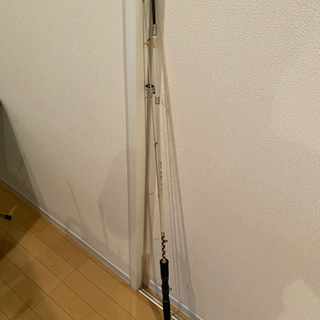 ロッドケースと磯竿の画像