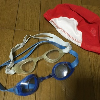 水中メガネ　スイミングキャップ