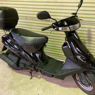 【売約済】100cc 実働 自賠責2年半年付き BT新品 バリ溝 スズキ CE13A アドレスV100 小型二輪バイク スクーター おまけ付きの画像