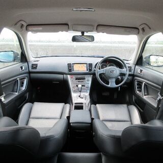 【車検2年満タン渡し】レガシィアウトバック（総額：60万円）【2.5 i 4WD】人気色：ブラックパール・1オーナー車・本革シート・パワーシート＆シートヒーター・ナビ・ETC完備（禁煙車）※数台出品中！の画像