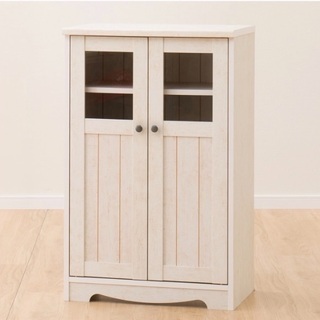 ニトリ　フレンチカントリー風キャビネット　美品　明日　お昼ごろ引...