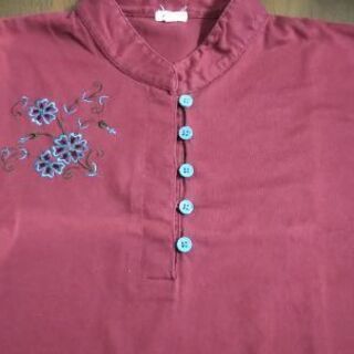 赤  LL  Tシャツの画像