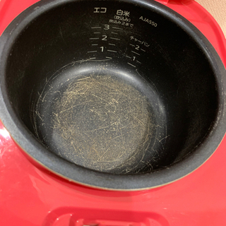 炊飯器　3合炊き　ピンクの画像