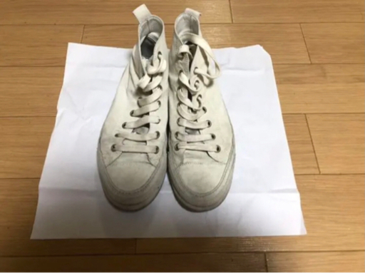 アンドゥムルメステール ハイカットレザースニーカー