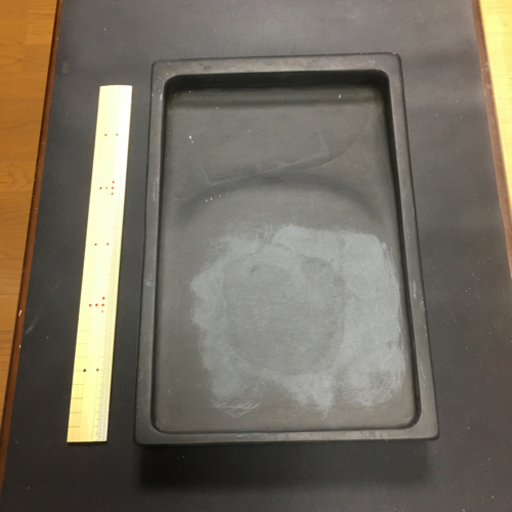 書道　大型硯　長方硯　サイズ　20㎝×30㎝×4㎝