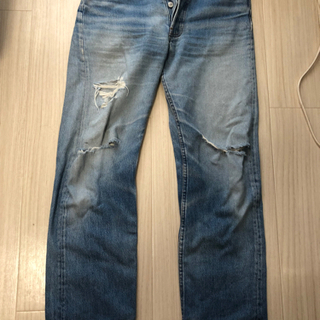 リーバイス501 ダメージデニム