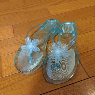 取引中【新品未使用】フラワービーチサンダル