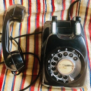 📞黒電話 600-A1 昭和レトロ オマケ付き レア物の画像